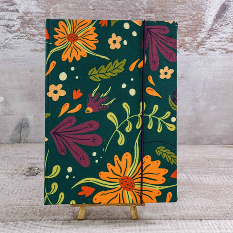 Notizbuch - Herbstgarten BulletJournal Kreativ Werkstatt 24 Aubergine