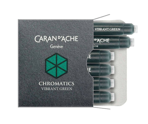 CARAN D'ACHE Tintenpatrone in Vibrant Green im Detail