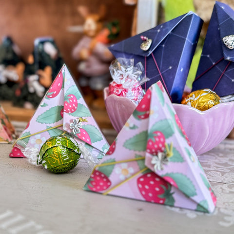 Geschenkbox - Erdbeeren Box Kreativ Werkstatt 24