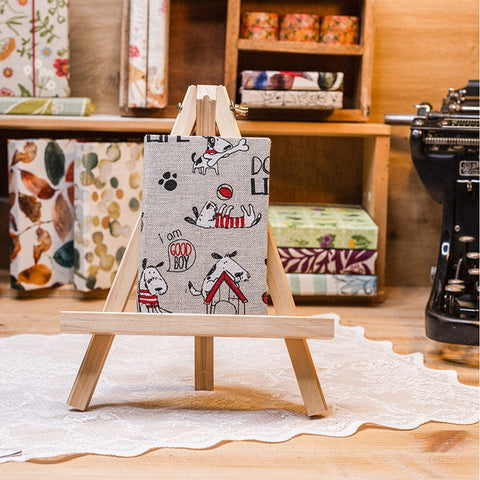 Handgefertigtes Tagebuch "Dog life" von Kreativ Werkstatt 24, 9x13cm.