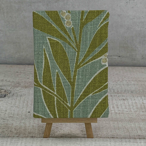 Leinen Tagebuch von Kreativ Werkstatt 24 in den Maßen 9x13 cm