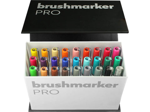 KARIN Brush Marker PRO 27C9 Mini Box 26 Farben Kugelschreiber Papedis