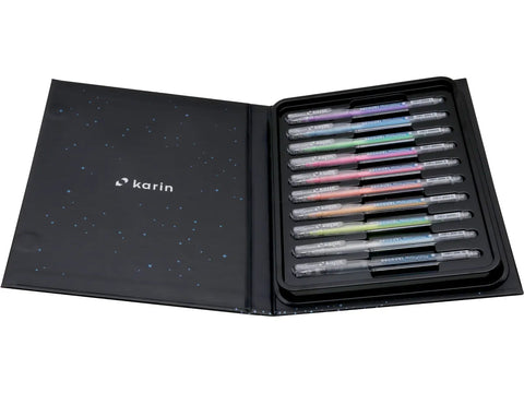 KARIN Gelpen DECOGEL Milky Way- Box mit 10 Stück Kugelschreiber Papedis