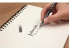 TOMBOW Marker Twin WS-TBS schwarz/grau, Fudenosuke Kugelschreiber Papedis