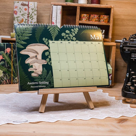 Wandkalender 2026 – Pilze aus unseren Wäldern Notizbuch Kreativ Werkstatt 24