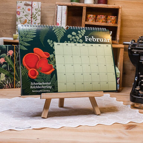 Wandkalender 2026 – Pilze aus unseren Wäldern Notizbuch Kreativ Werkstatt 24