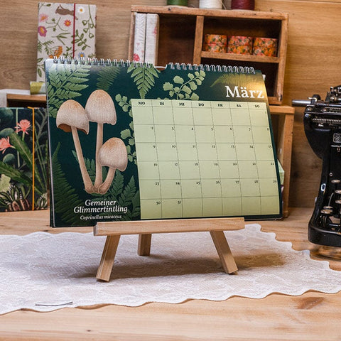 Wandkalender 2026 – Pilze aus unseren Wäldern Notizbuch Kreativ Werkstatt 24