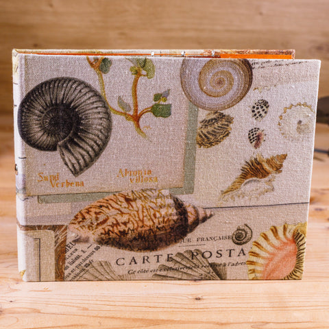 Zeichenmappe mit Klemme 23x17 cm - Muscheln Notizblock Kreativ Werkstatt 24