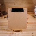 handgemachte Klemmbretter Klemmbrett Kreativ Werkstatt 24 15x15 cm (schwarz) 