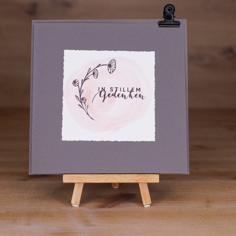Im stillen Gedenken Karten Kreativ Werkstatt 24 