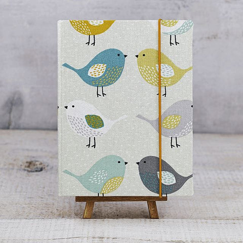 Kalender / Tagebuch - Vögel blau