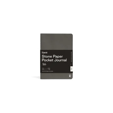 Karst - Kollektion Steinpapier - Pocket Journal A6 Sketchbook IC Design Slate 