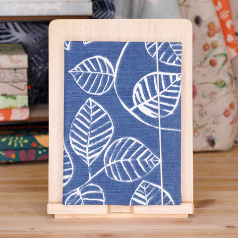 Notizbuch - Blätter Blau BulletJournal Kreativ Werkstatt 24 