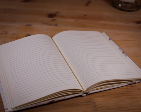 Notizbuch - Federn Notizbuch Kreativ Werkstatt 24 