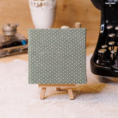 Notizbuch - Jacquard - Tannengrün Notizbuch Kreativ Werkstatt 24 