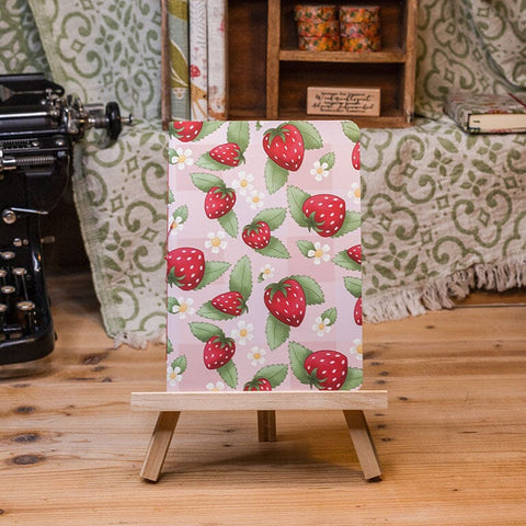 Notizheft A5 - Erdbeeren Notizhefte Kreativ Werkstatt 24 