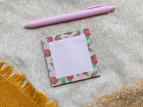 Post-it - Erdbeeren Achtsamkeit Kreativ Werkstatt 24 