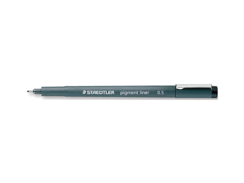 STAEDTLER Pigment Liner 0,5mm 30805-9 schwarz Kugelschreiber Papedis 
