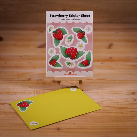 Sticker - Erdbeeren Sticker Kreativ Werkstatt 24 