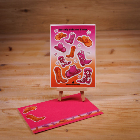 Sticker - Howdy Sticker Kreativ Werkstatt 24 