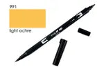 TOMBOW Dual Brush Pen ABT | Farbset zur Frühlingswiese Kollektion Kugelschreiber Papedis ocker hell ABT 991 